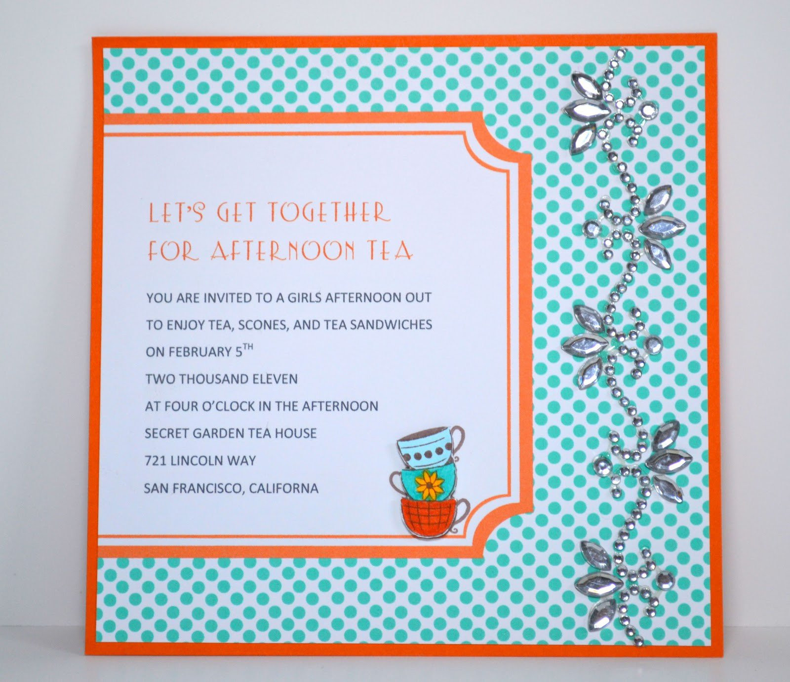 Tea Party Invitation Wording Ideas
 Tea Party Invitation Wording Ideas