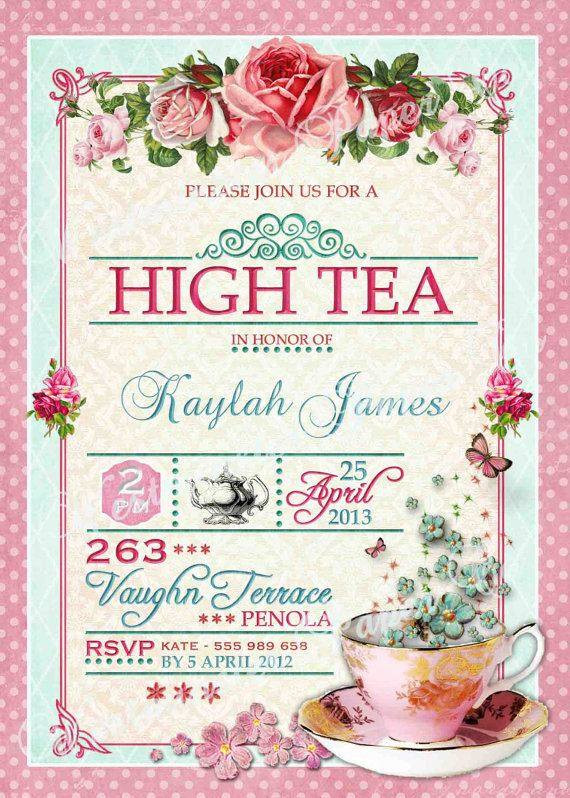 Tea Party Invitation Wording Ideas
 Tea Party Invitation Wording Ideas Party Invitation