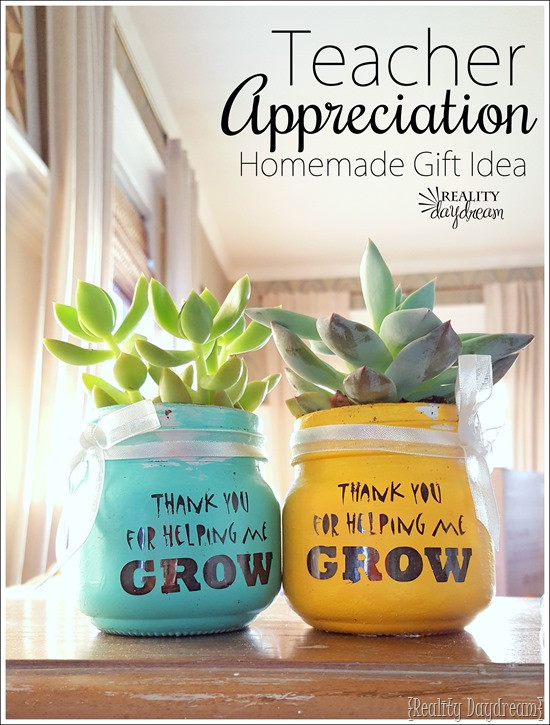 Teacher Valentine'S Day Gift Ideas
 Teachers Day Succulent Idea Thank you for helping me
