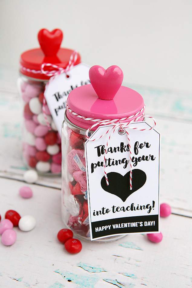 Teacher Valentine'S Day Gift Ideas
 Thanks For Putting Your Heart Into Teaching Eighteen25