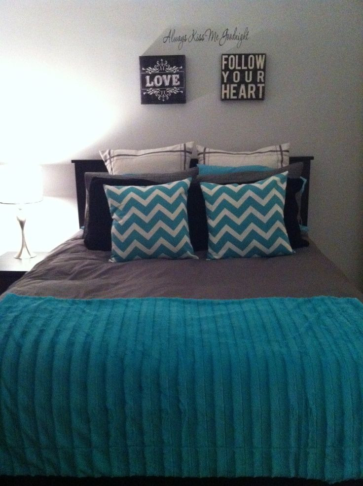 Teal And Grey Bedroom Walls
 Best 25 Grey teal bedrooms ideas on Pinterest