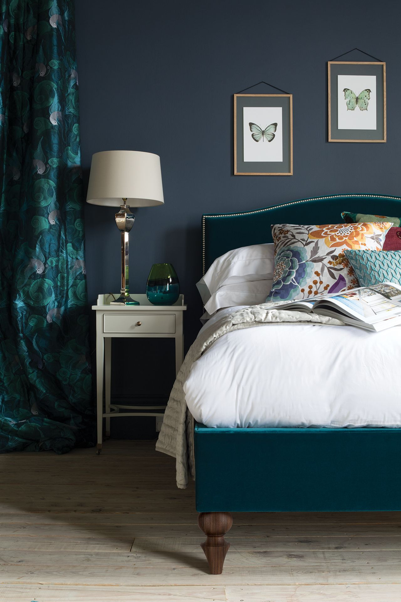 Teal And Grey Bedroom Walls
 Richmond Bed With images