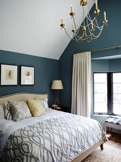 Teal And Grey Bedroom Walls
 Teal Bedroom Home Design Ideas Remodel and Decor