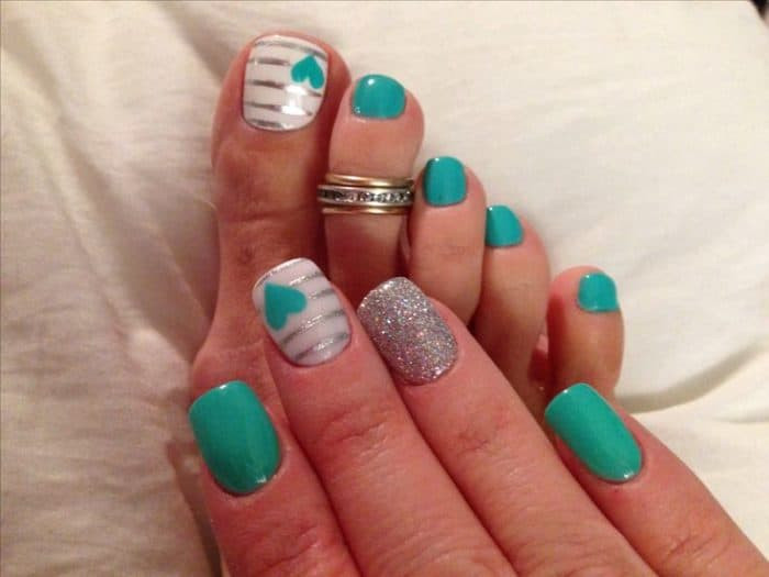 Teal Nail Designs
 30 Impressive Teal Nail Art Designs for 2019 – SheIdeas