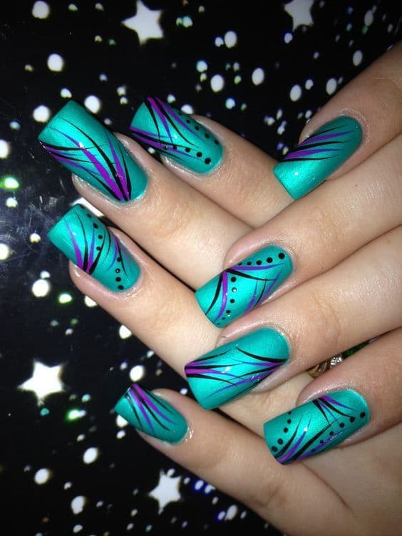 Teal Nail Designs
 31 Teal Nail Designs You ll Fall In Love With 2020