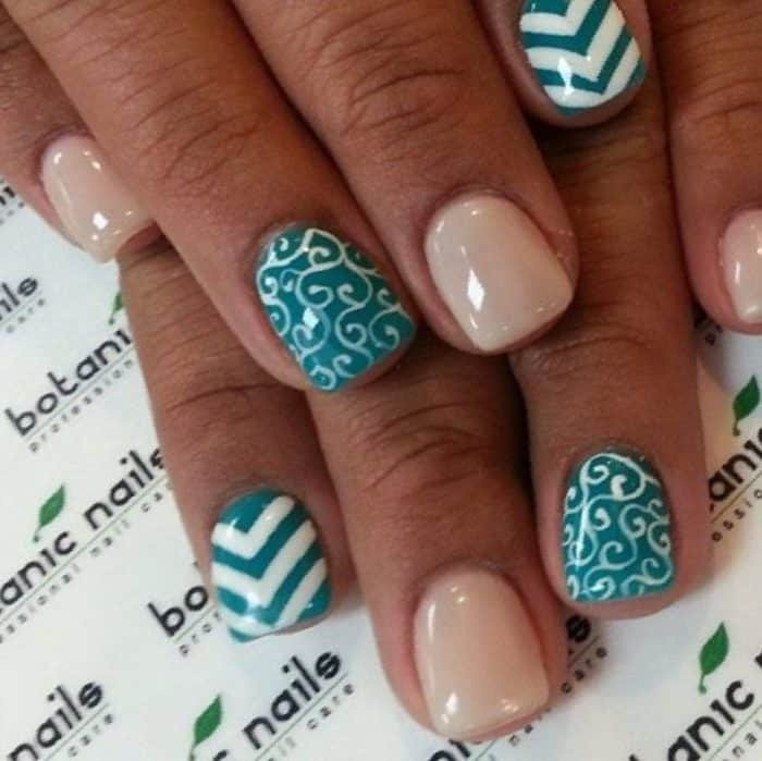 Teal Nail Designs
 30 Impressive Teal Nail Art Designs for 2019 – SheIdeas