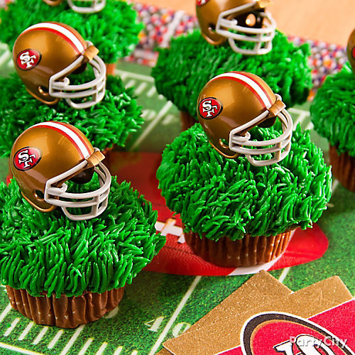 Team Party Ideas
 Football Team Cupcakes Idea Party City