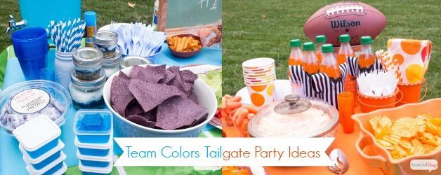 Team Party Ideas
 Show Your Team Colors Tailgating Party Ideas Atta Girl Says