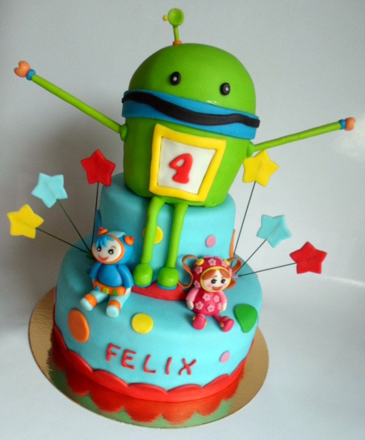 Team Umizoomi Birthday Cake
 Team Umizoomi Bot cake My style Pinterest