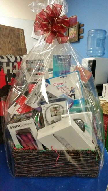 Technology Gift Basket Ideas
 Technology and Gad s raffle basket