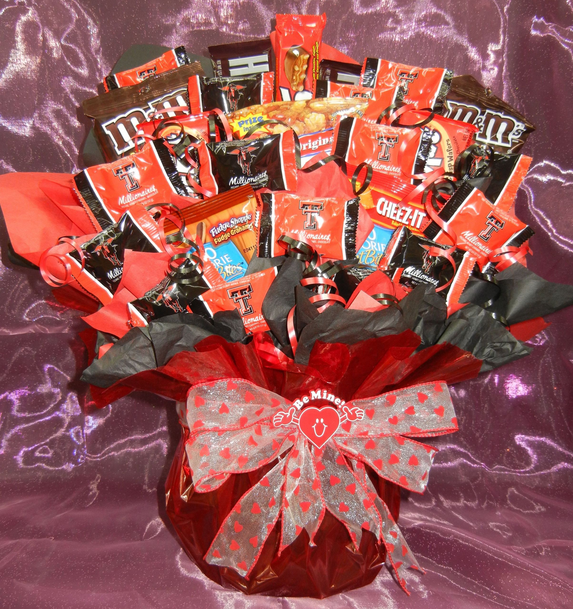 Technology Gift Basket Ideas
 Texas Tech Candy Bouquet