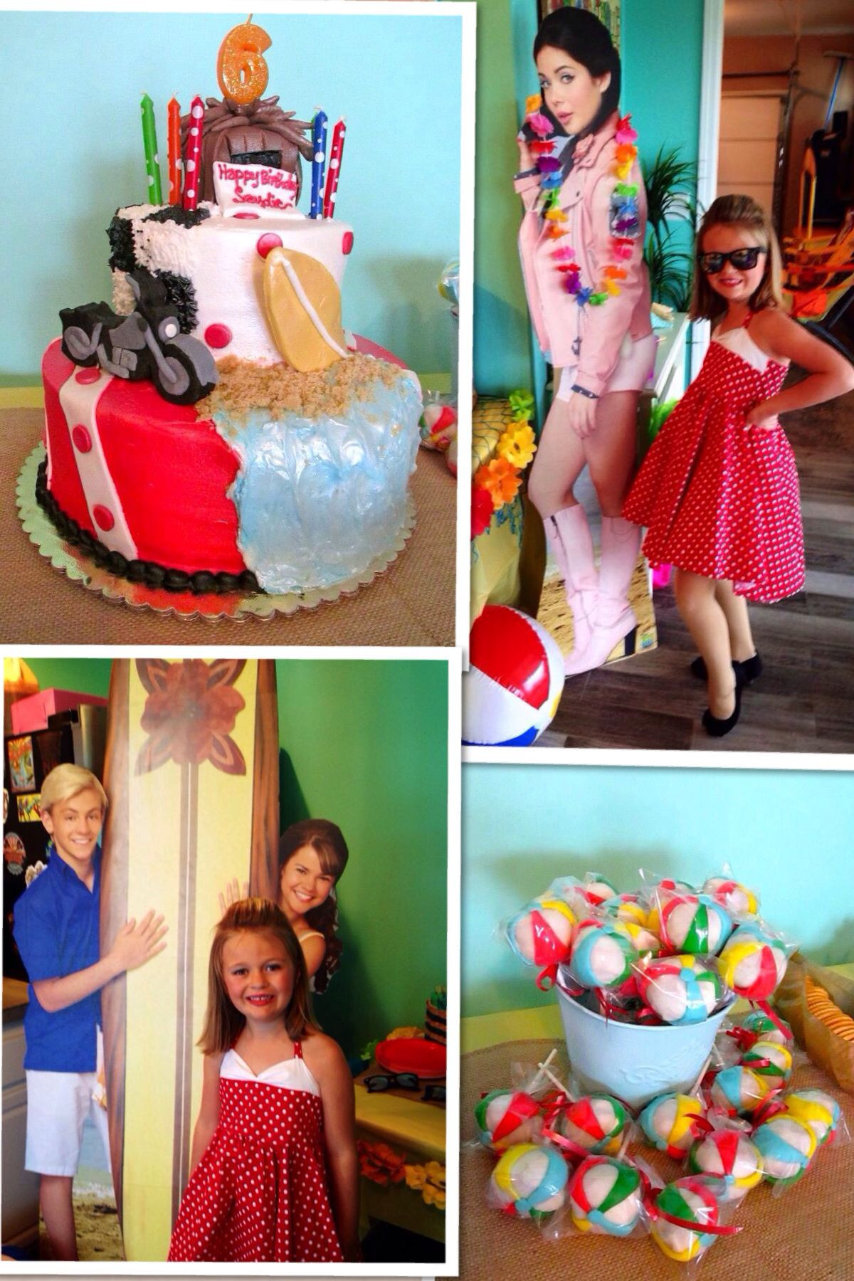 Teen Beach Movie Birthday Party
 Teen beach movie party Beach ball cake pops Teen beach