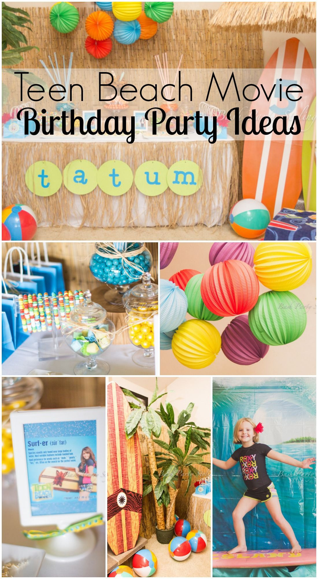 Teen Beach Movie Birthday Party
 Pin on Girl Birthday Party Ideas & Themes