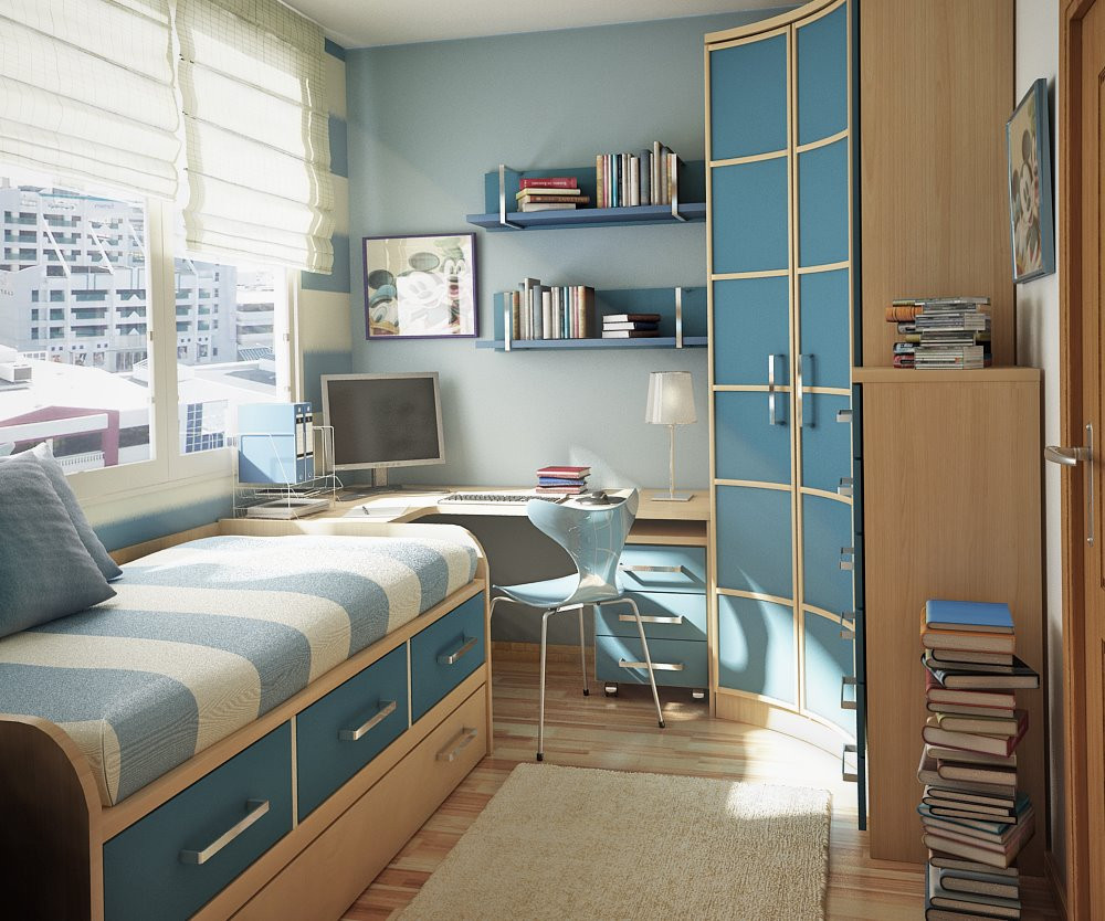 Teenage Bedroom Storage Ideas
 Teen bedroom designs Modern Space saving ideas