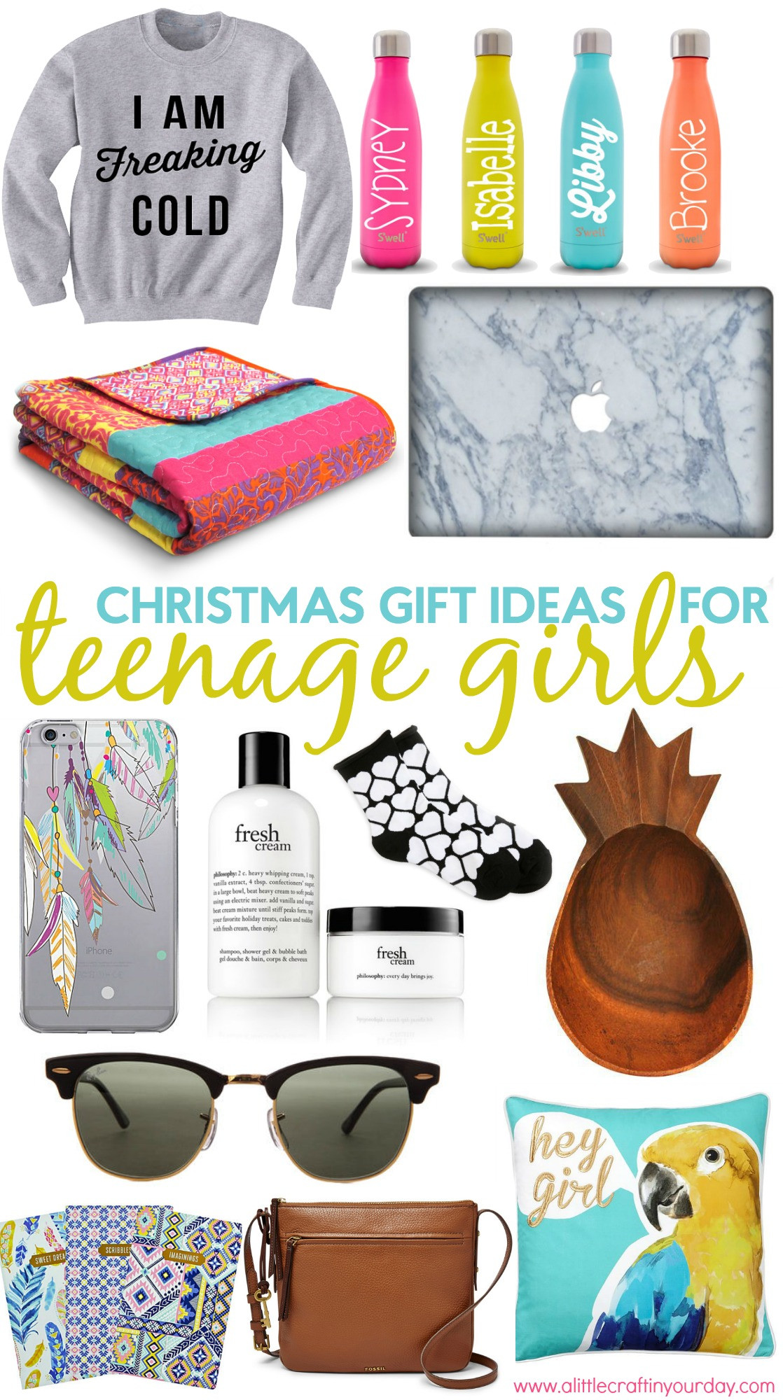 Teenage Gift Ideas For Girls
 Christmas Gift Ideas for Teen Girls A Little Craft In