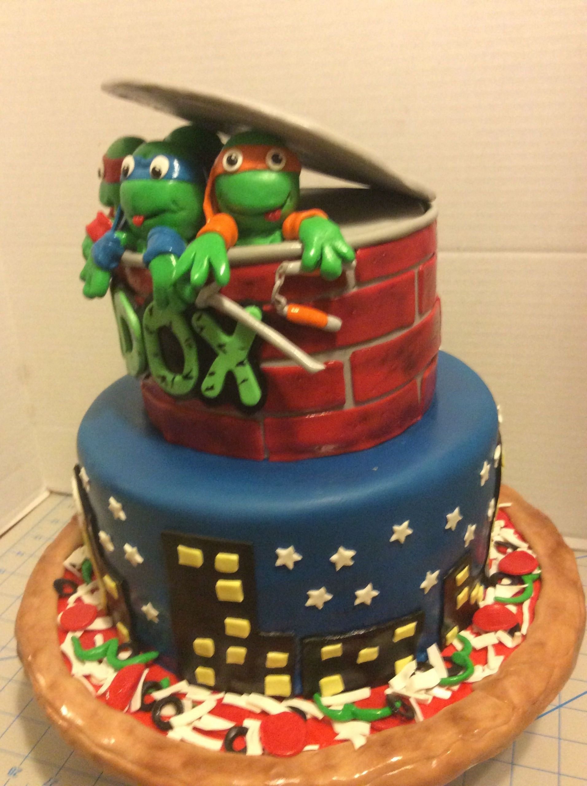 Teenage Mutant Ninja Turtles Birthday Cake
 Teenage Mutant Ninja Turtle Cake CakeCentral