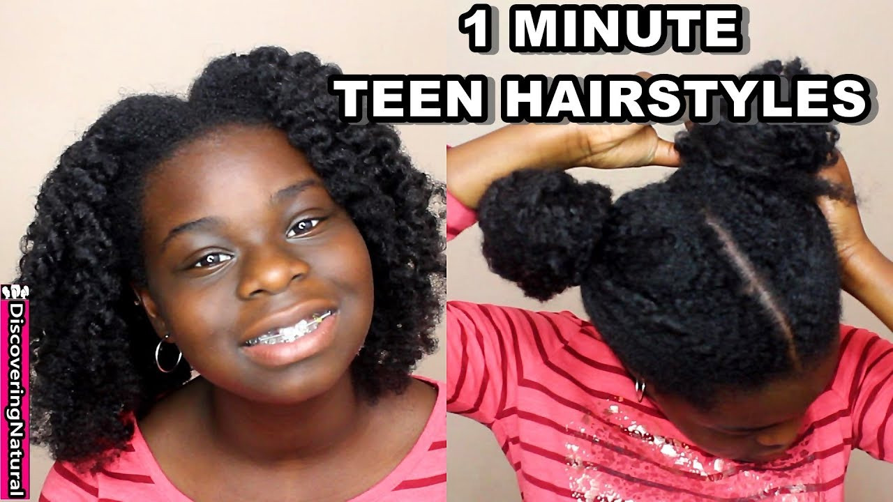 Teenage Natural Hairstyles
 4 Easy Teen Natural Hairstyles You Can Do Yourself in 1
