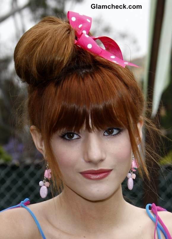 Teenage Updo Hairstyles
 Bella Thorne Inspired Fun Hairstyles for little Teenage Girls