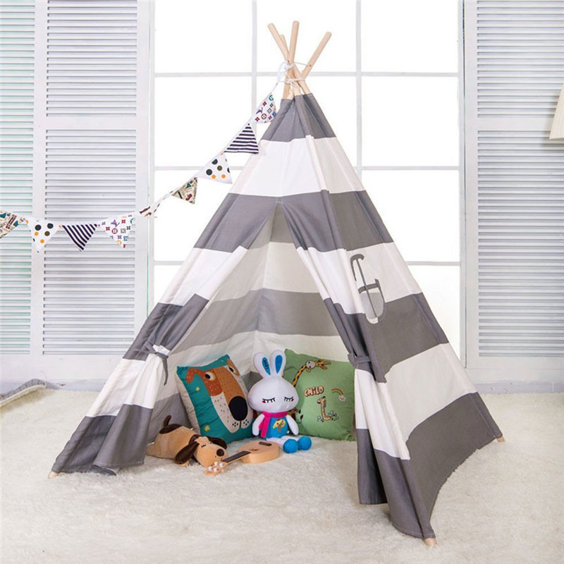 Teepee Kids Room
 Cute Kids Teepee Tent Tipi Tent for kids Striped Children