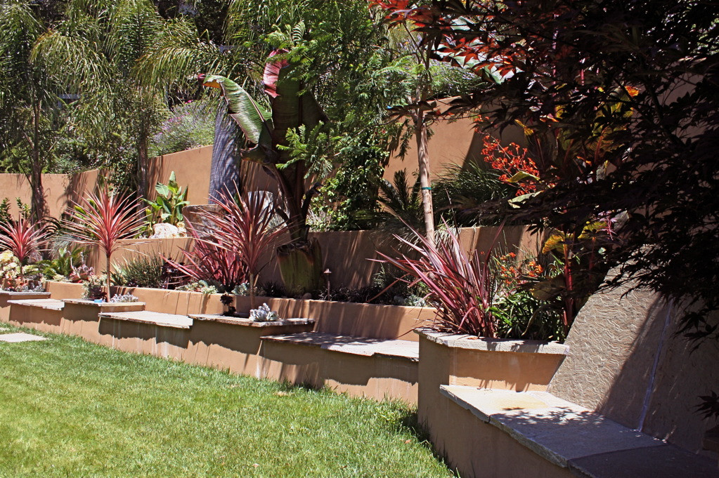 Terrace Landscape California
 Hillside Landscape Design & Construction