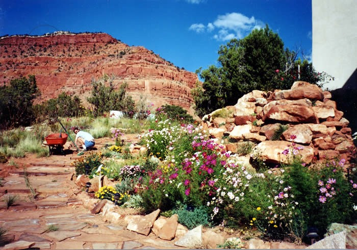 Terrace Landscape Desert
 High Desert Garden