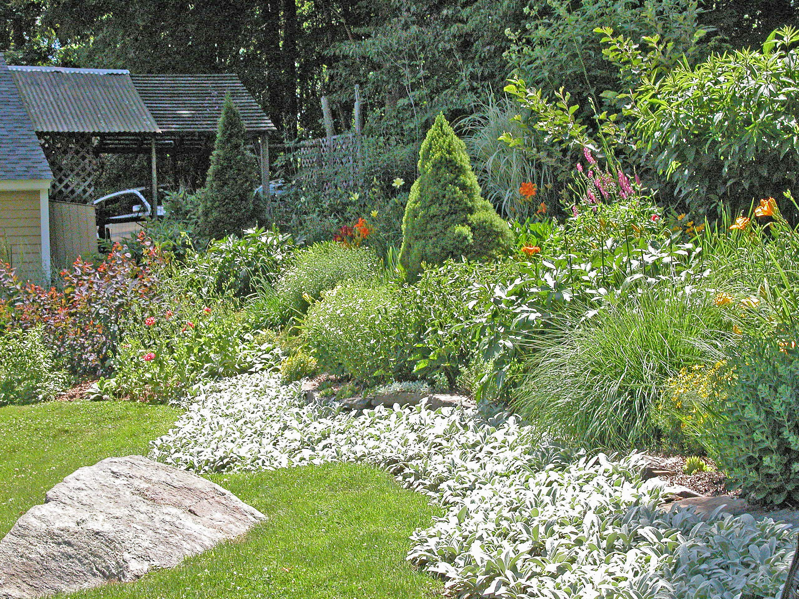 Terrace Landscape Driveway
 Hillside Terraced Landscape Patio Attractive Landscaping