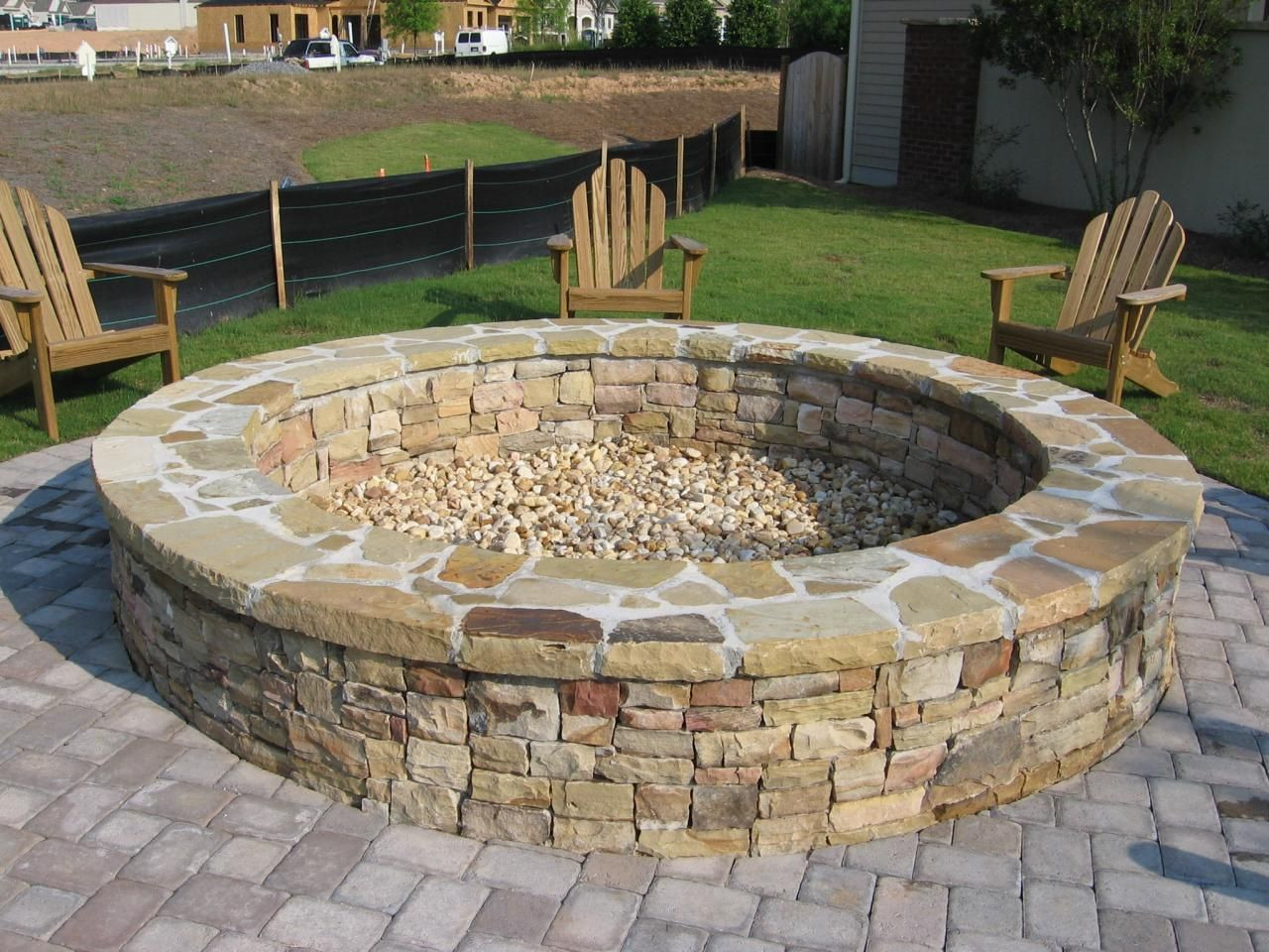 Terrace Landscape Fire Pit
 Fire Pits Valley Landscaping