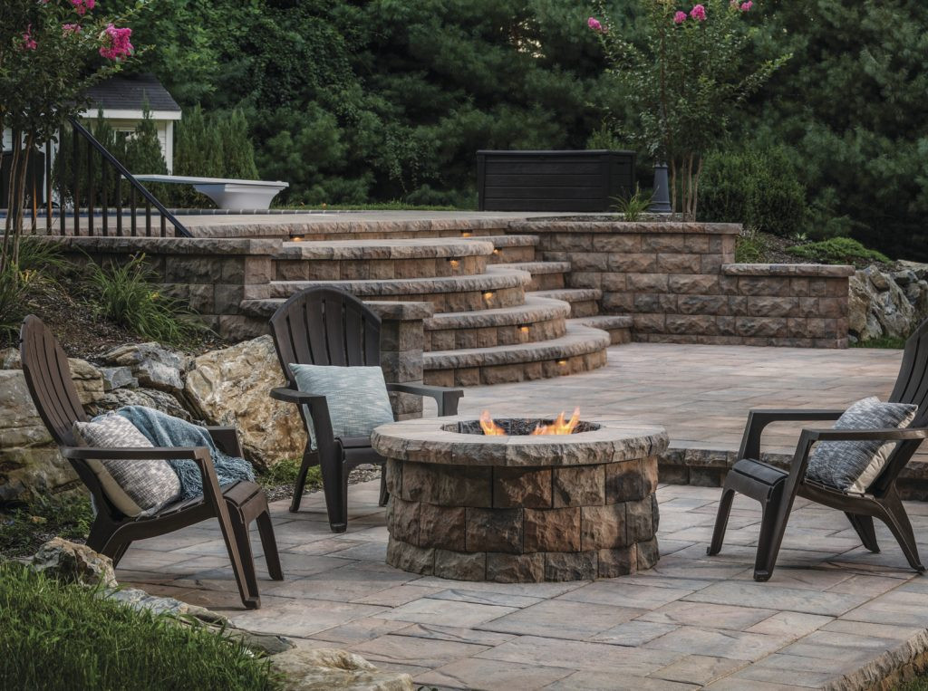 Terrace Landscape Fire Pit
 Turn Up the Heat with These Cozy Fire Pit Patio Design