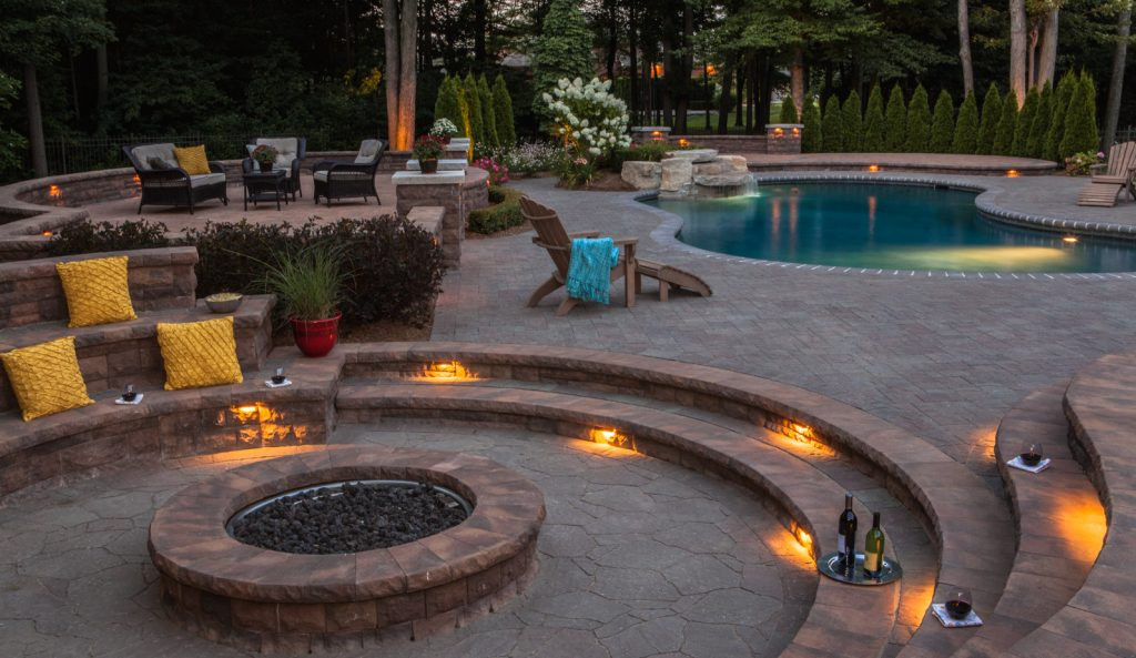 Terrace Landscape Fire Pit
 Turn Up the Heat with These Cozy Fire Pit Patio Design