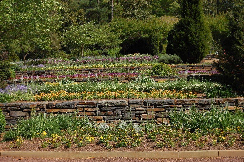 Terrace Landscape Hillside
 Terrace Garden Design Information Building A Terrace