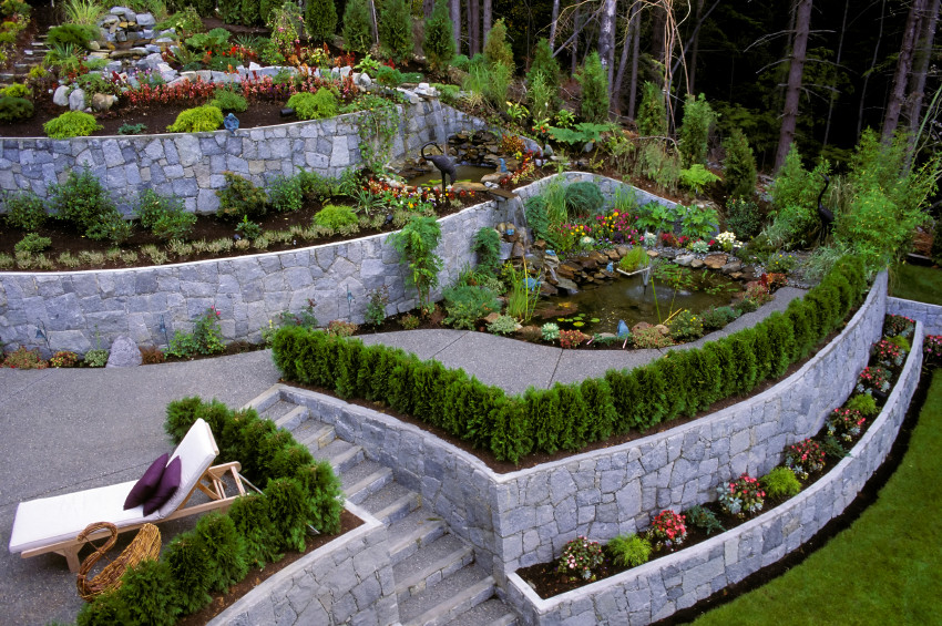 Terrace Landscape Hillside
 Hillside Terrace Gardens – How To Build A Terrace Garden