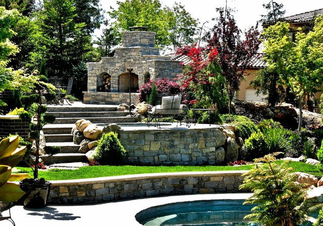 Terrace Landscape Hillside
 Terraced hillside estate