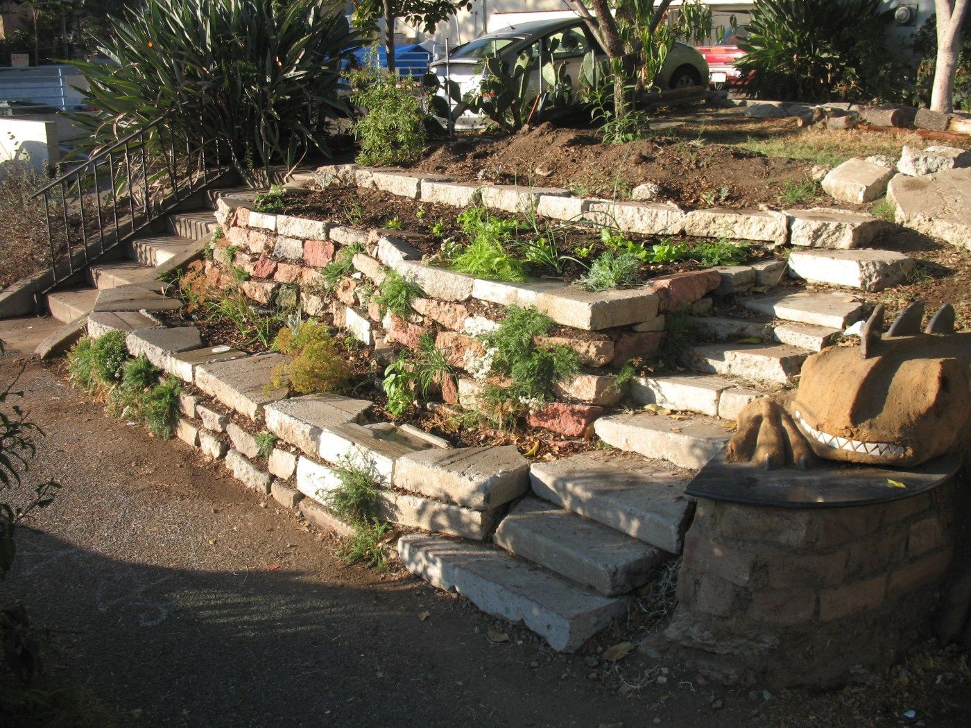 Terrace Landscape How To
 Terraced garden