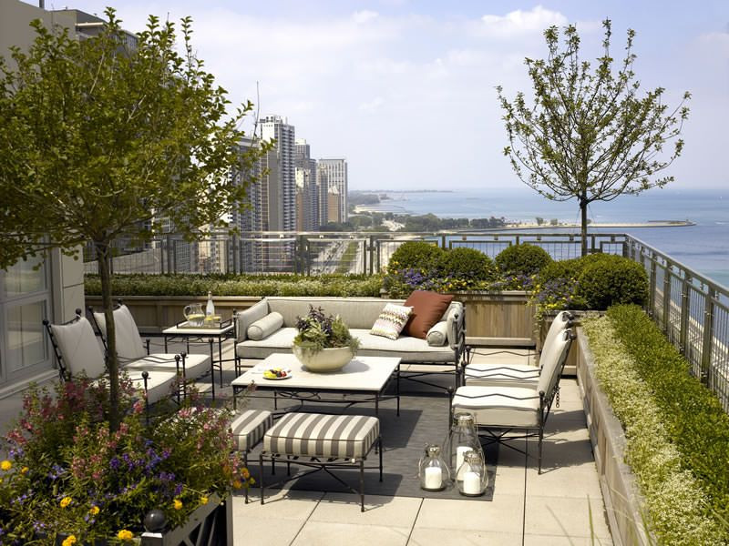 Terrace Landscape Residential
 Residential Scott Byron & Co Urban rooftop garden