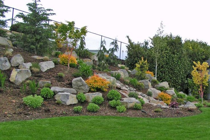 Terrace Landscape With Boulders
 79 best images about Slopes on Pinterest