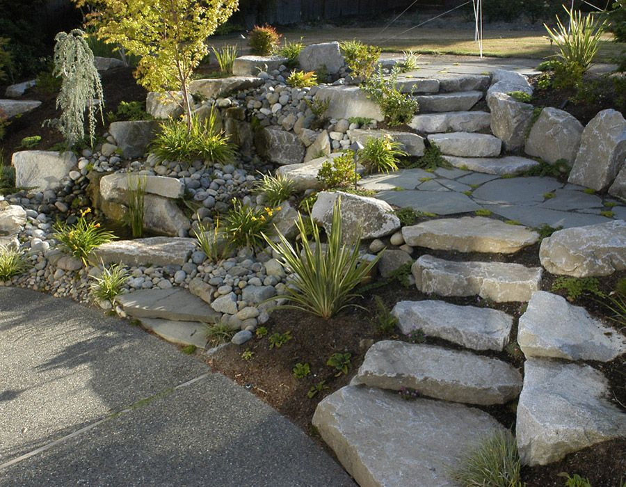 Terrace Landscape With Boulders
 Reynolds Landscape Portfolio Rock & Boulders Page 4