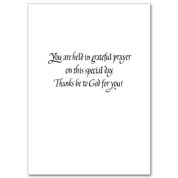 Text Birthday Cards
 Grateful Prayer Birthday Birthday Card