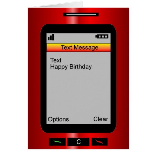 Text Birthday Cards
 Text Message Happy Birthday Cards