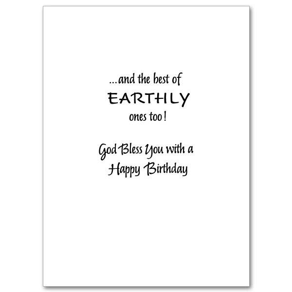 Text Birthday Cards
 Heavenly Blessings Your Birthday Birthday Card