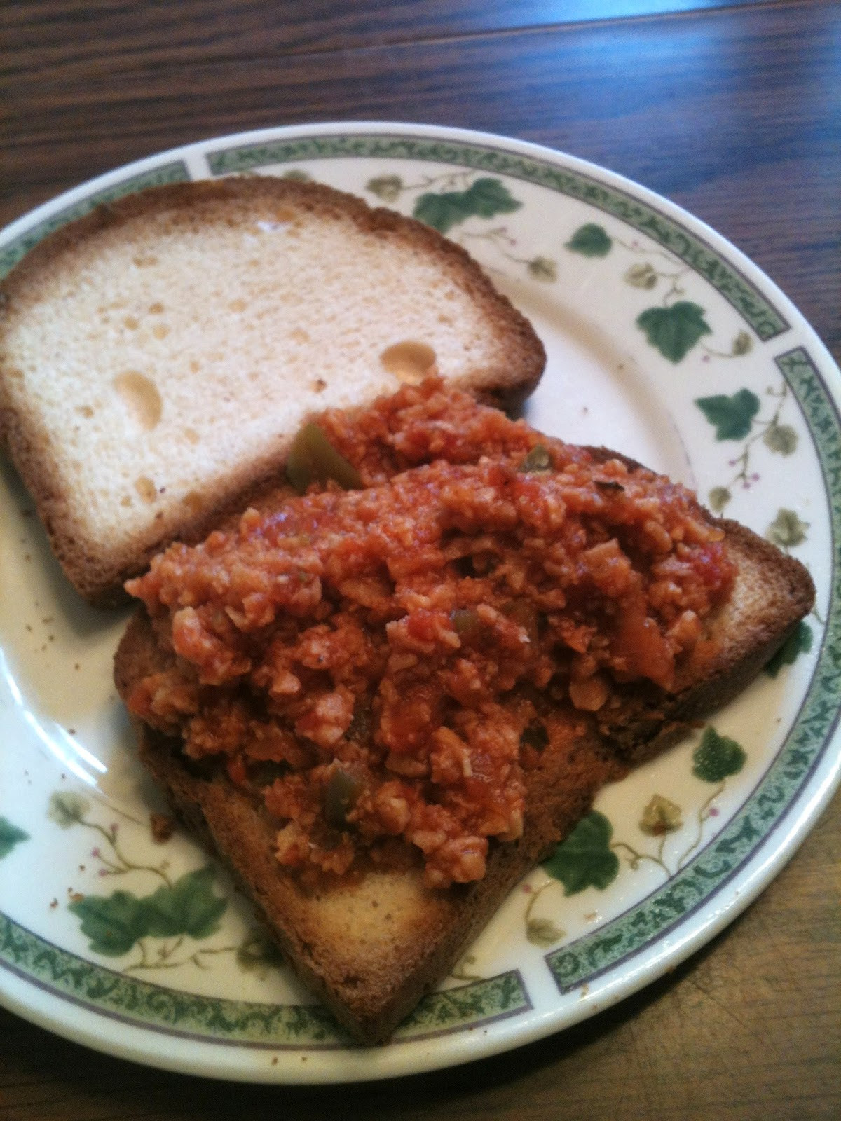 Textured Vegetable Protein Sloppy Joes
 The Gluten Free Vegan TVP Sloppy Joes