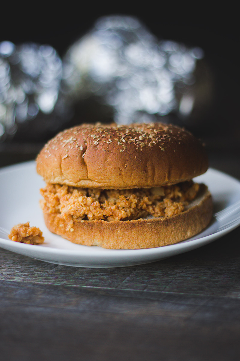 Textured Vegetable Protein Sloppy Joes
 Vegan Campfire TVP Sloppy Joe ion Bombs