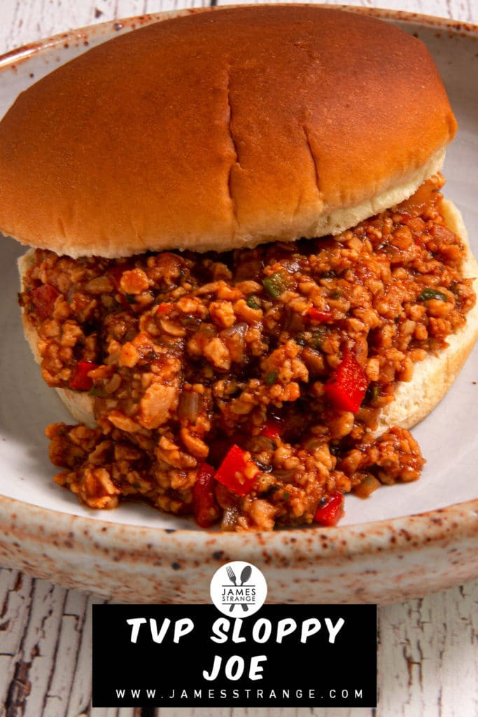 Textured Vegetable Protein Sloppy Joes
 Spicy TVP sloppy joes recipe🌶 James Strange