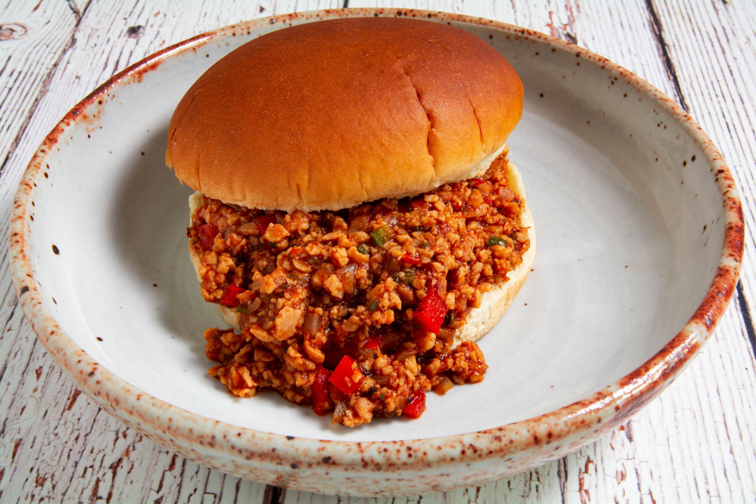 Textured Vegetable Protein Sloppy Joes
 Spicy TVP sloppy joes recipe veganrecipes