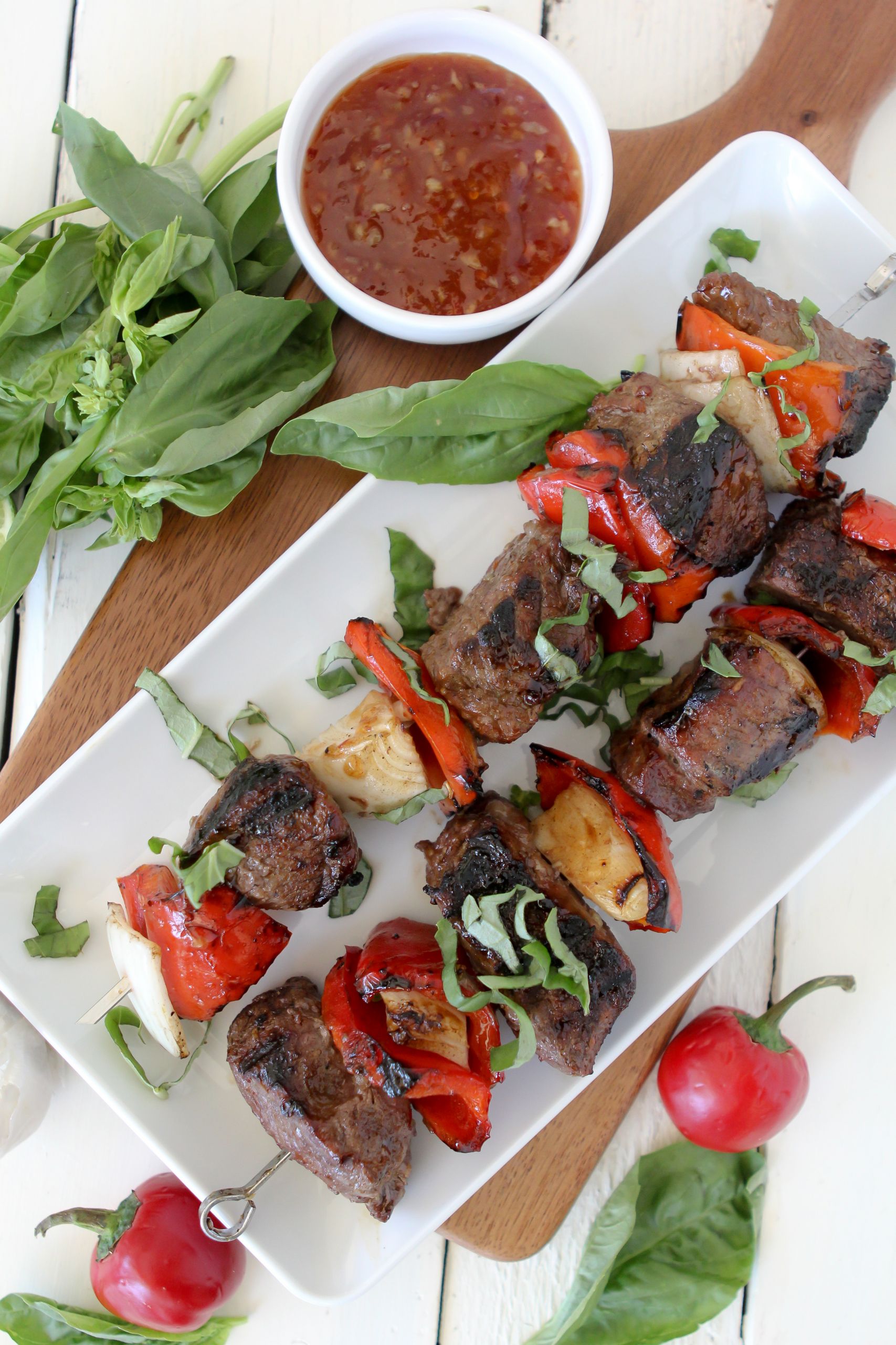 Thai Beef Recipes Main Dish
 Thai Basil Beef Kebabs the Whole Smiths