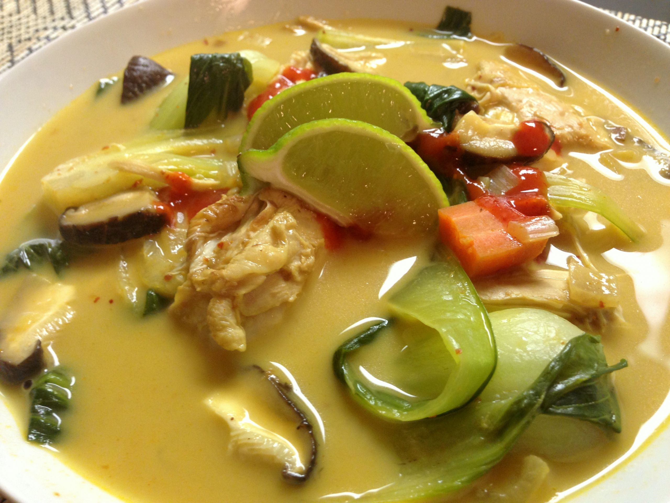 Thai Chicken Coconut Curry Soup
 Thai Coconut Curry Chicken Soup