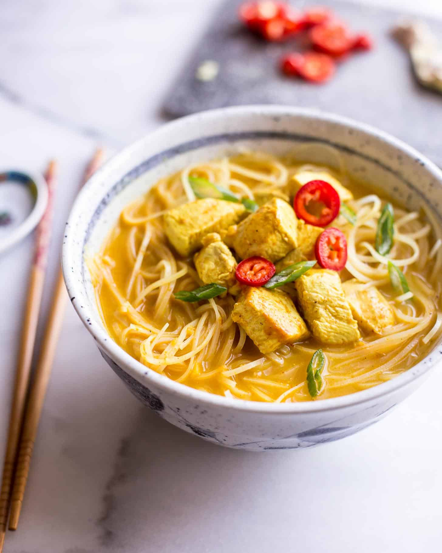 Thai Chicken Noodle Soup Recipes
 Thai Curry Noodle Soup with Chicken