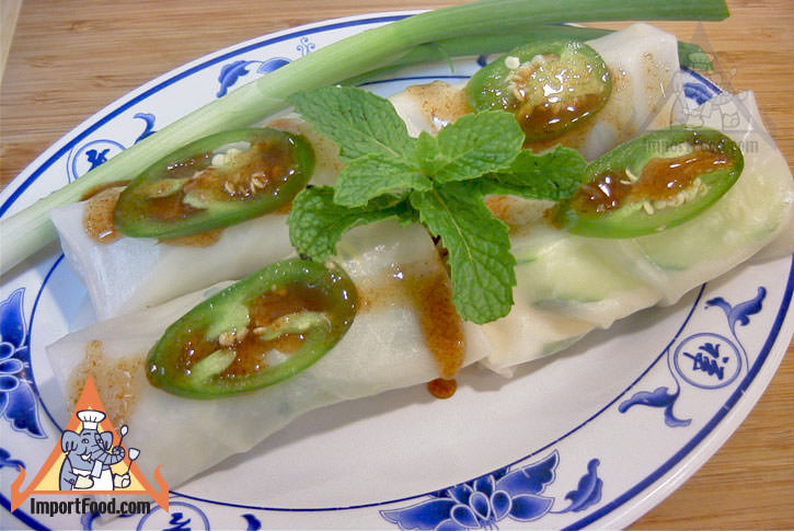 Thai Fresh Spring Rolls Recipes
 Recipe Thai Fresh Spring Rolls Pa Pia Sod ImportFood