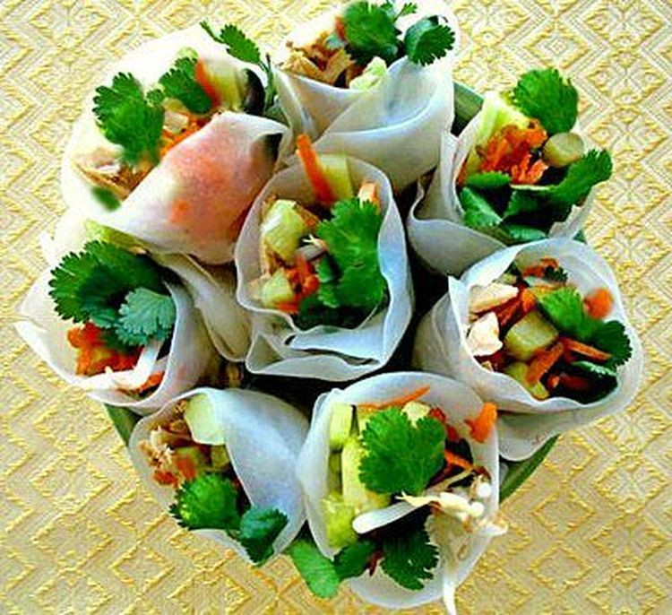 Thai Fresh Spring Rolls Recipes
 Thai Fresh Spring Rolls With Ve arian Option