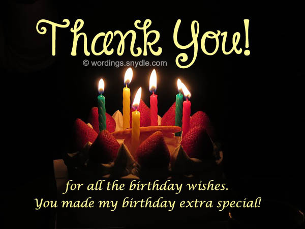 Thank You For Birthday Wishes
 How To Say Thank You For Birthday Wishes – Wordings and