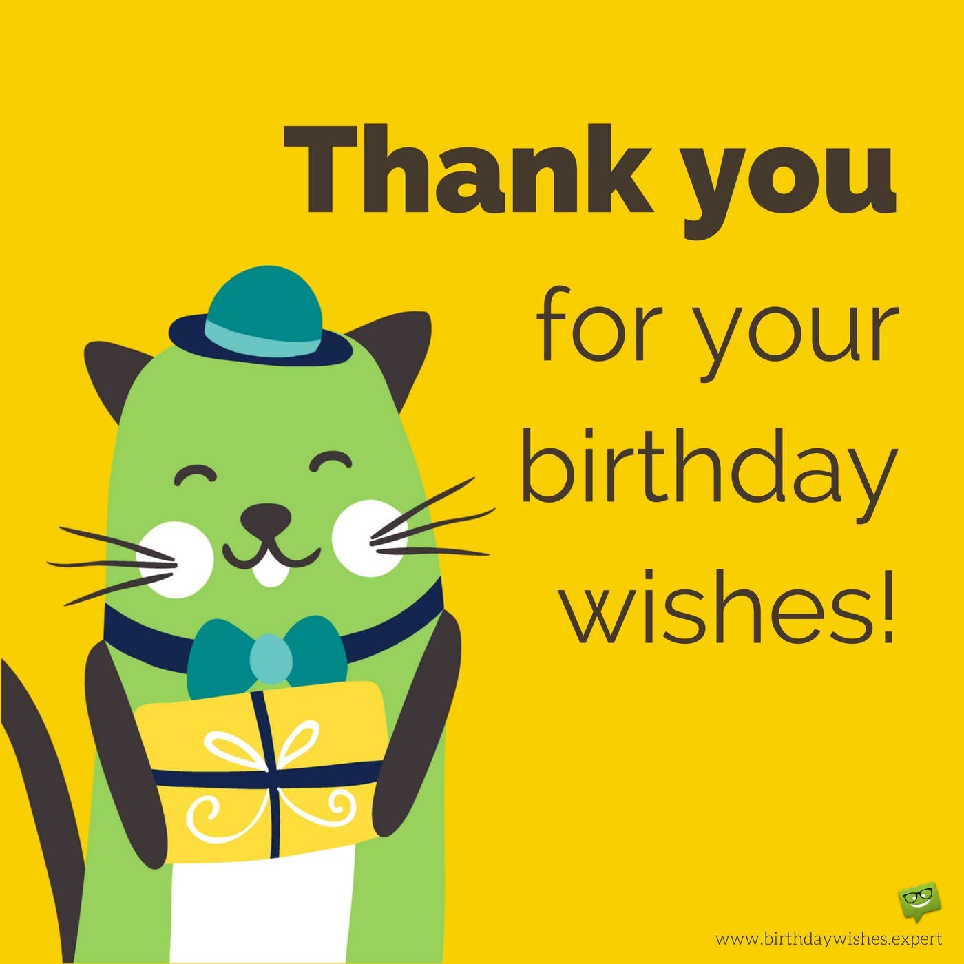 Thank You For Birthday Wishes
 Thank you for your Birthday Wishes & For Being There